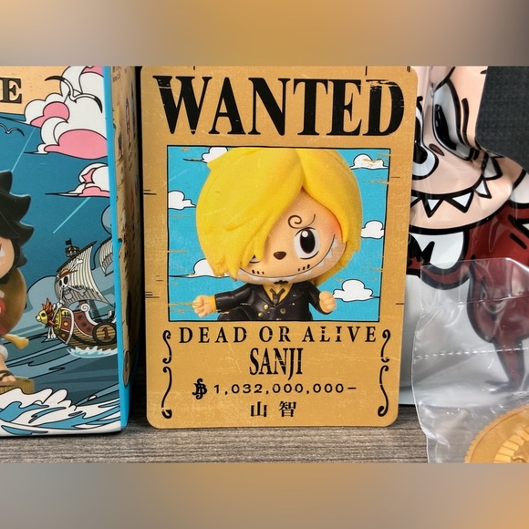 Pop Mart The Monsters Labubu One Piece Figurine- Confirmed Sanji - Picture 8 of 12